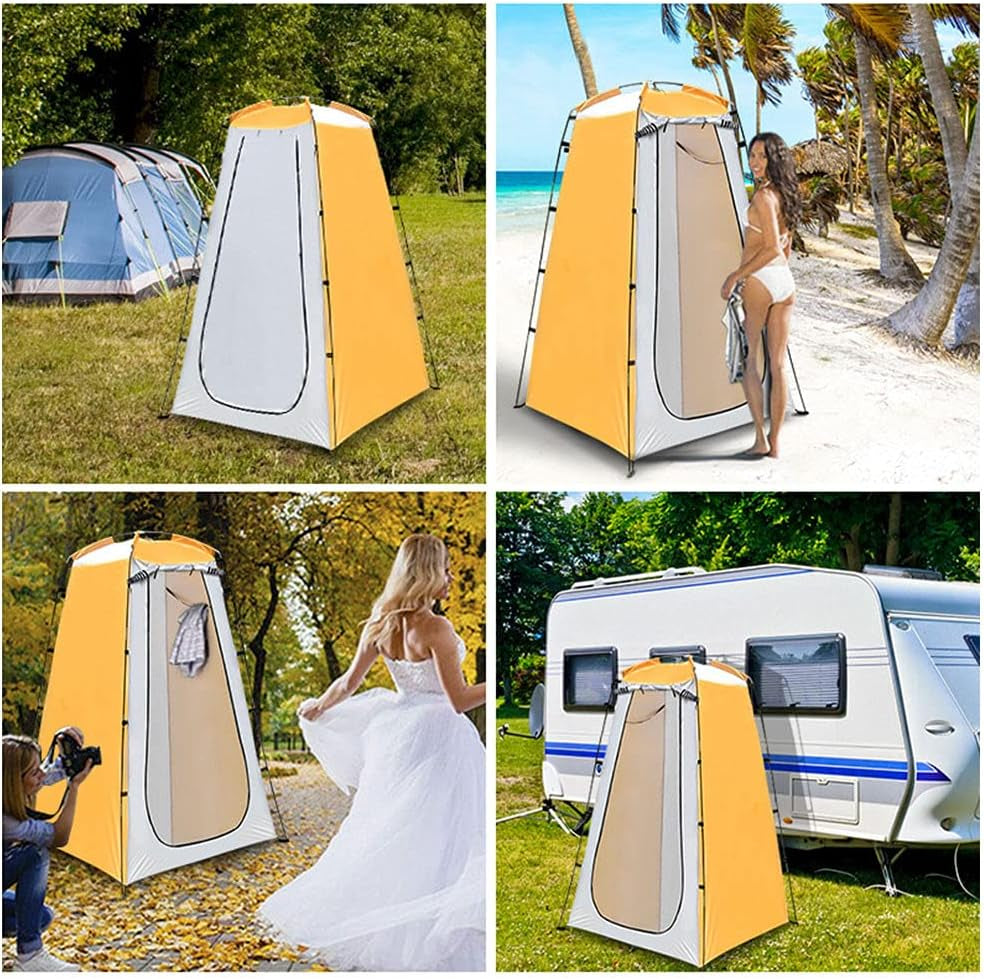 Privacy Tent,Foldable Toilet Tent Changing Room Portable Outdoor Shower Tent for Camping Beach(Green)