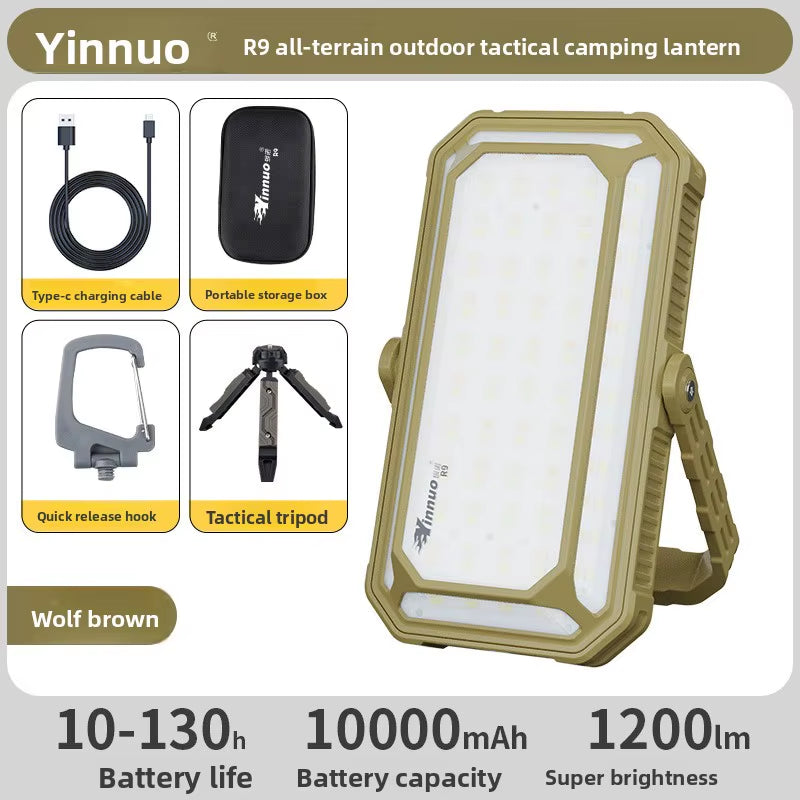 10000Mah LED Camping Tent Light Rechargeable Outdoor Emergency Lighting Waterproof Portable Hanging Night Lamps Camping Lighting