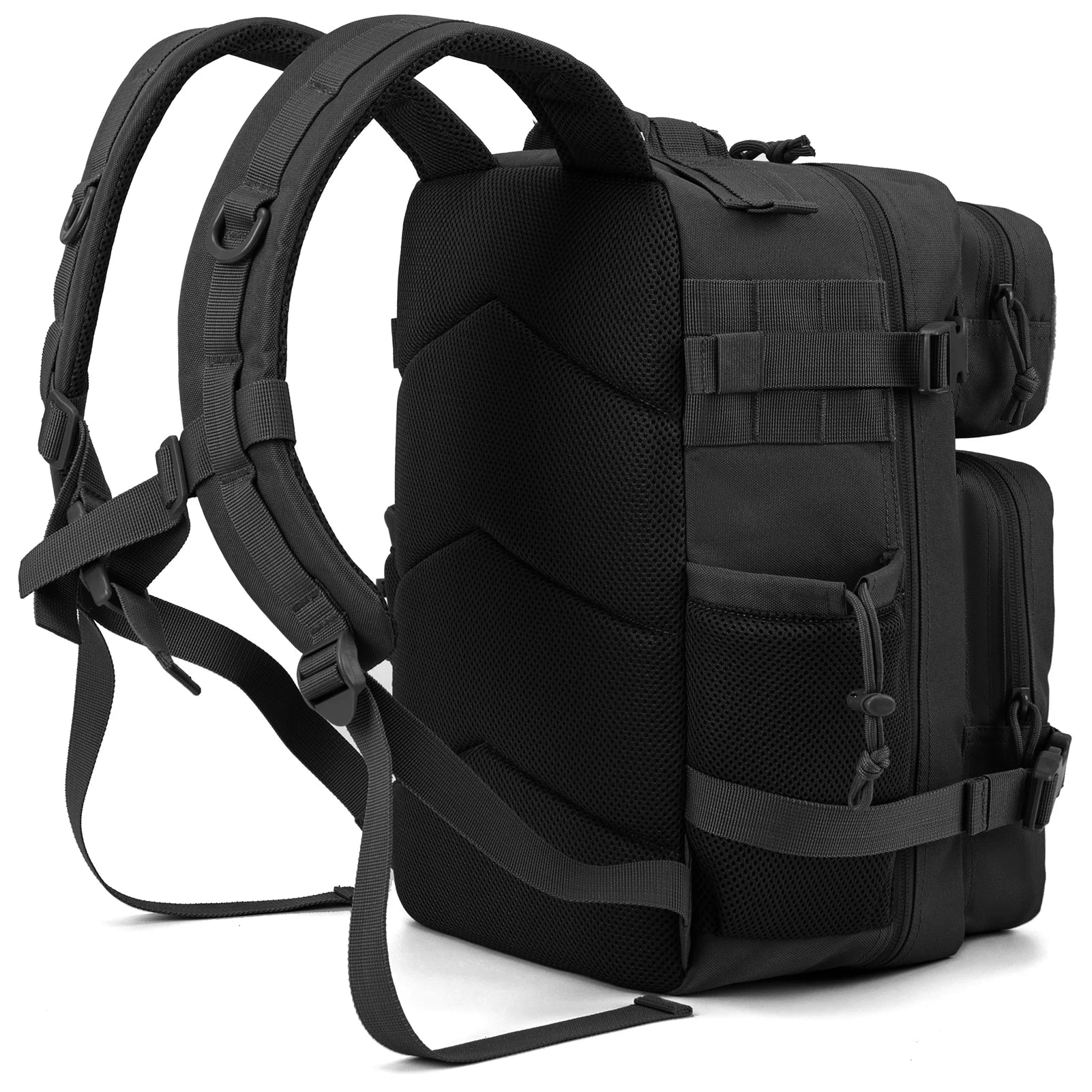 25/45L Women/Men Tactical Backpack School Bag Outdoor Camping Equipment Back Pack Gym Rucksack Treeking with Dual Cup Holder