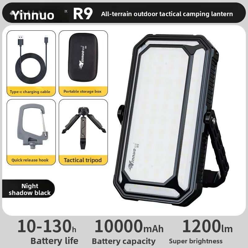 10000Mah LED Camping Tent Light Rechargeable Outdoor Emergency Lighting Waterproof Portable Hanging Night Lamps Camping Lighting
