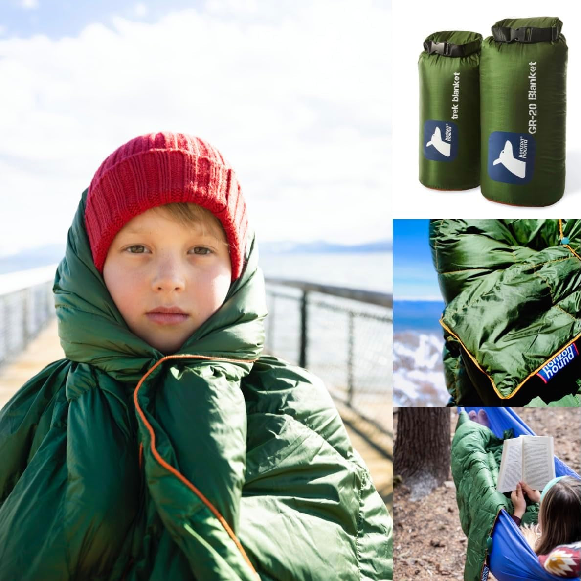 down Camping Blanket - Outdoor Travel Quilt | Sustainable, Insulated, Lightweight & Warm Gear for Sleep, Camping, Stadium, Hiking & Festivals | Water Resistant, Packable & Compact