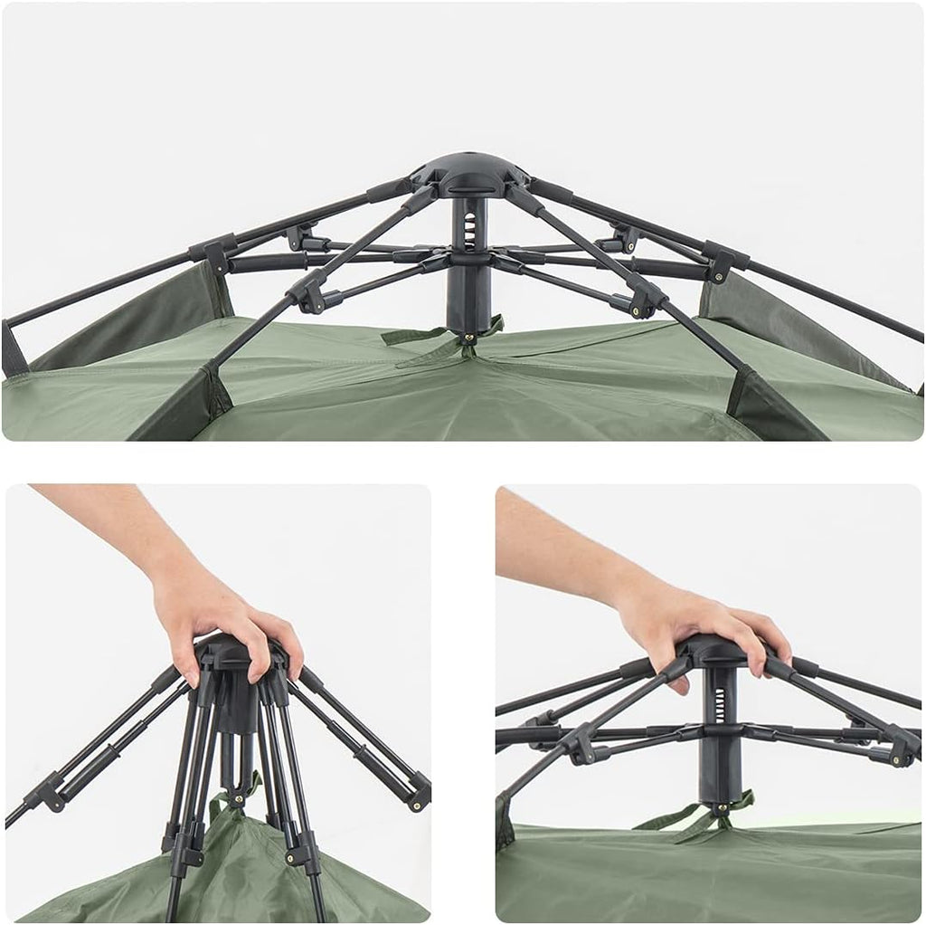 3-4 Person Pop up Tent - Easy Setup Instant Tent for Camping and Hiking