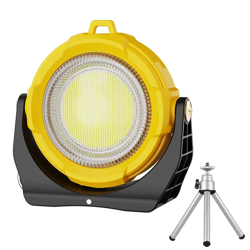 COB Portable Solar Lamp Type C Rechargeable Torch with Tail Magnetic Attraction Flashlight Emergency LED Camping Lighting Lamp