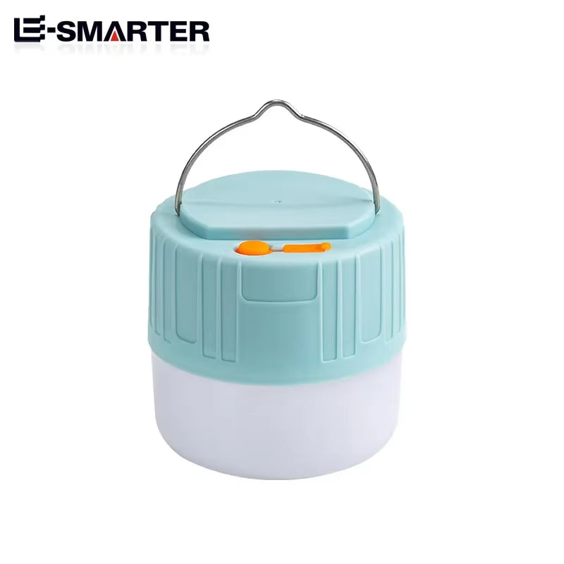 Outdoor Solar LED Camping Lights USB Rechargeable Tent Portable Lanterns Emergency Lights for Fishing Barbecue Camping Lighting